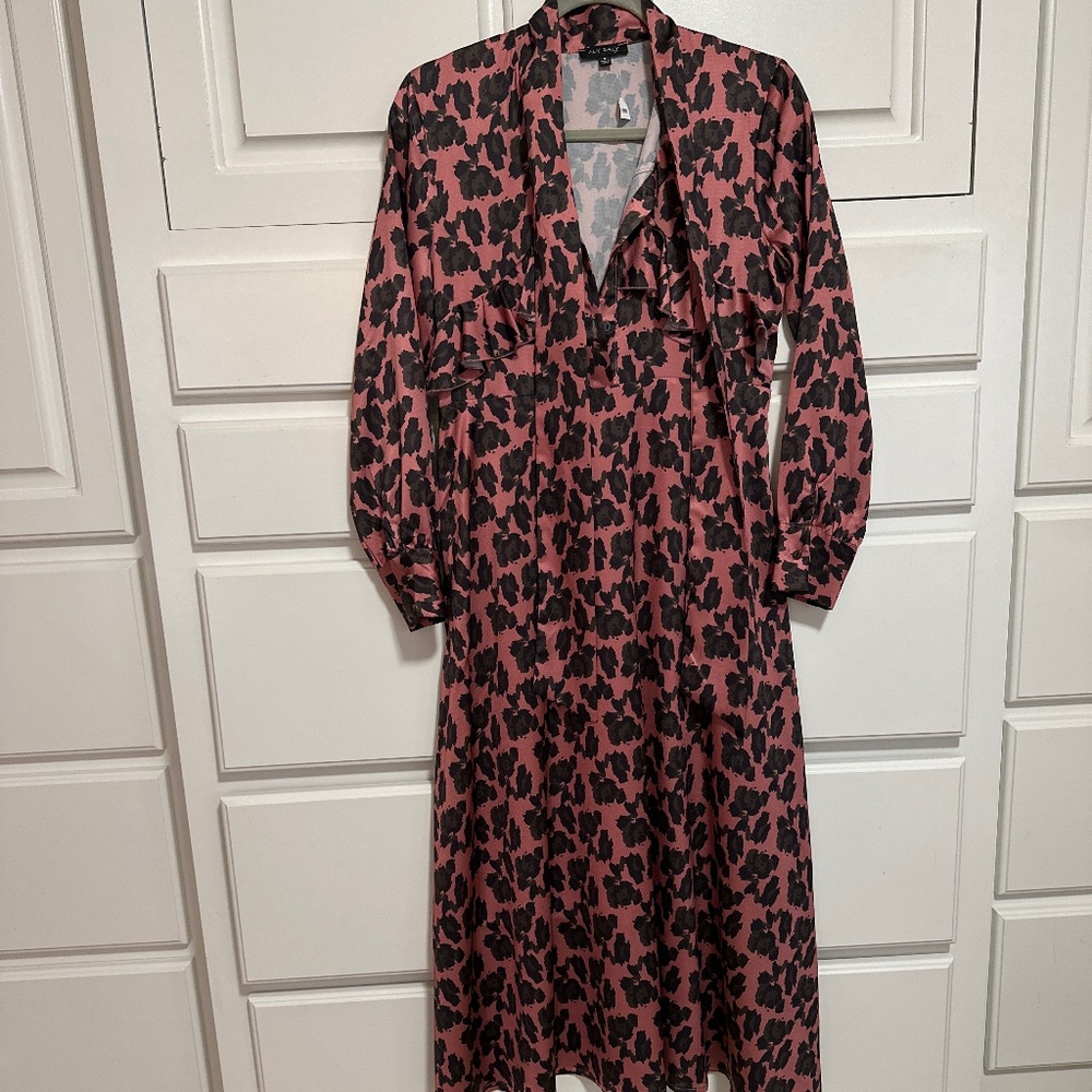 Aly Daly leopard ankle length dress.